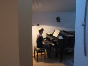 Timmy practising, 2010